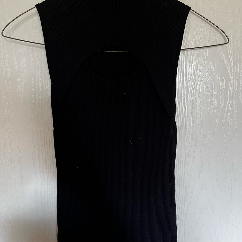 White House Black Market Ribbed Knit Top